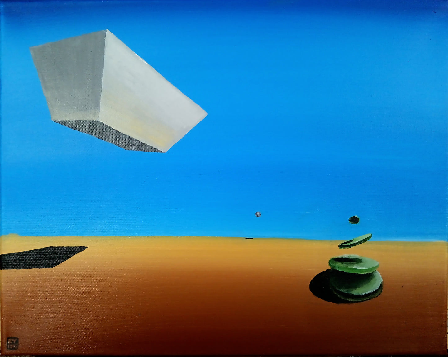 "Unidentified Floating Objects" Original Painting