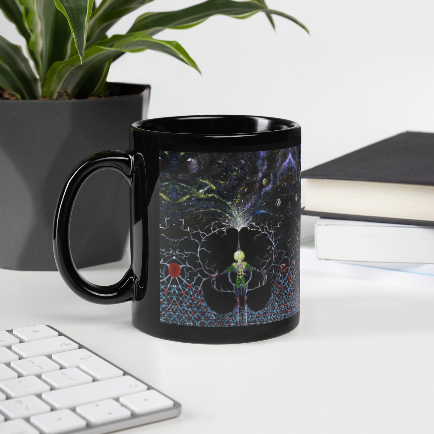 "Autogenes (In The Beginning)" Black Glossy Mug