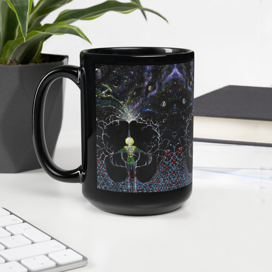 "Autogenes (In The Beginning)" Black Glossy Mug