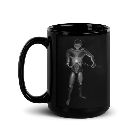 "Personal Prometheus I" Black Glossy Mug