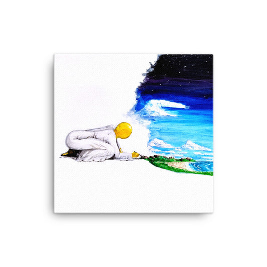 "The Painter Behind the Eyes" Canvas Print
