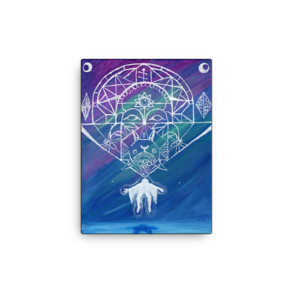 "Oneiriki Antilispi" Canvas Print