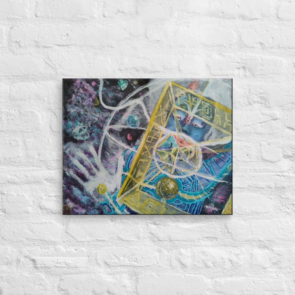 "Incantation" Printed on Canvas