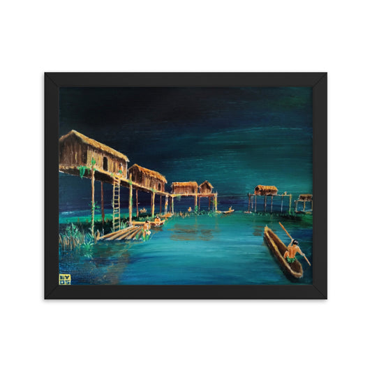 "The Lost Village" Framed Print