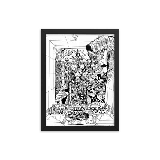 "Realms in the Mirror" Framed Print