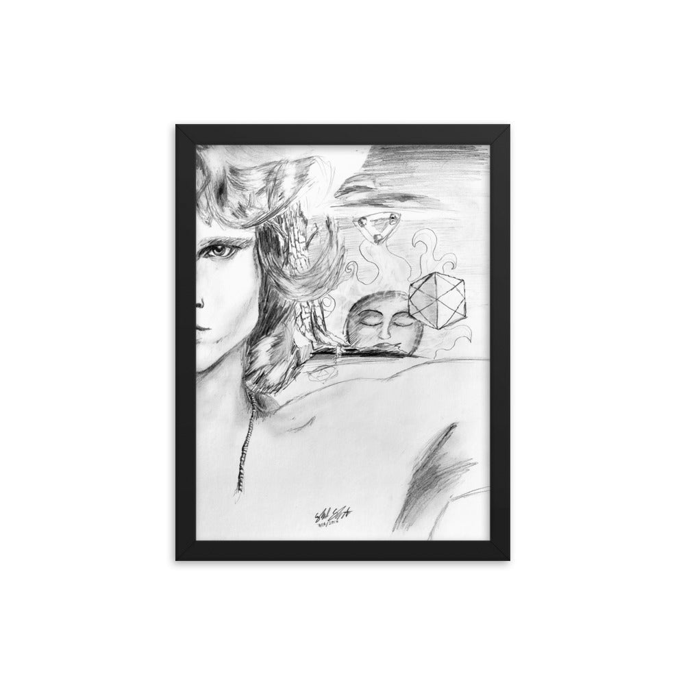 "Jim Morrison" Framed Print