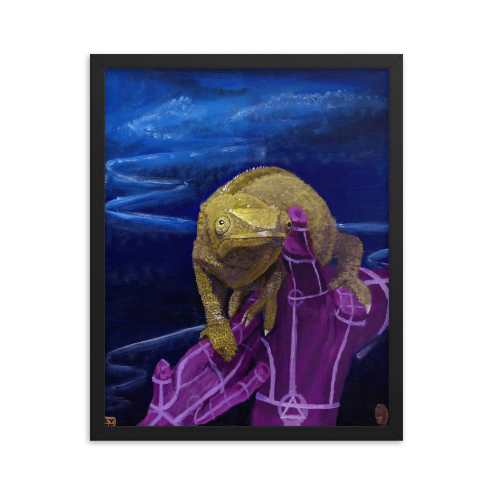 "Nature's Artist of Self Expression" Framed Print