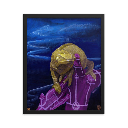 "Nature's Artist of Self Expression" Framed Print