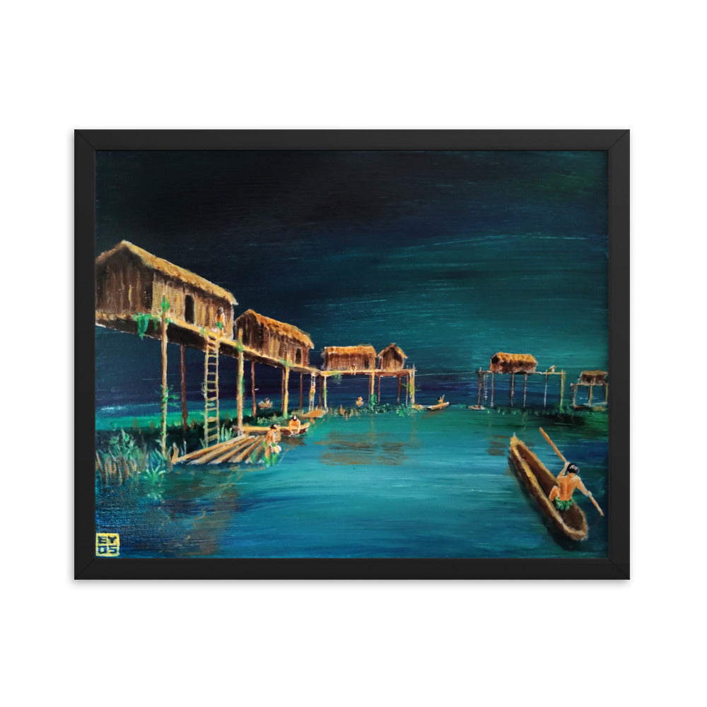 "The Lost Village" Framed Print