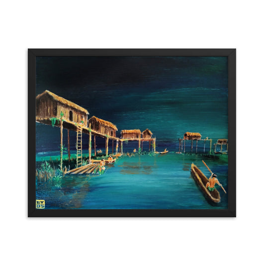 "The Lost Village" Framed Print