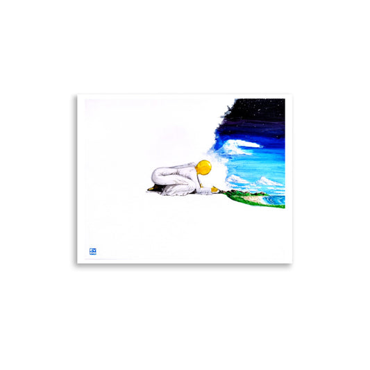 "The Painter Behind the Eyes" Poster Print