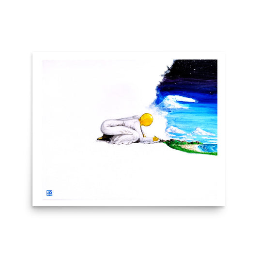 "The Painter Behind the Eyes" Poster Print