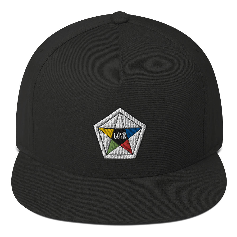 Love Star Flat Bill Cap