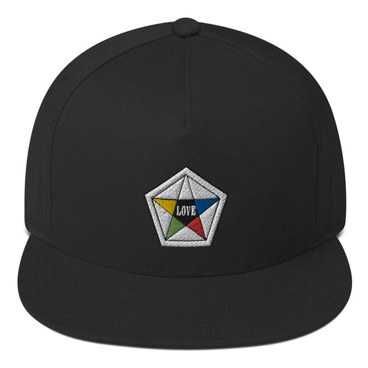 Love Star Flat Bill Cap