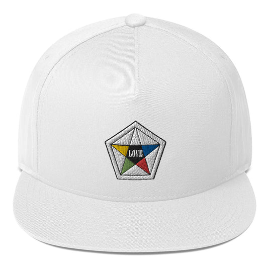 Love Star Flat Bill Cap