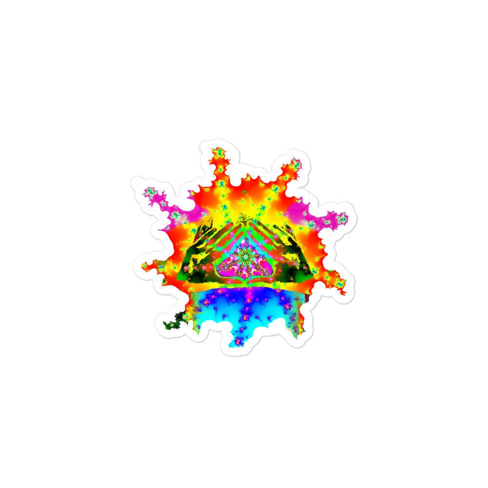 Hands of Fire Sticker