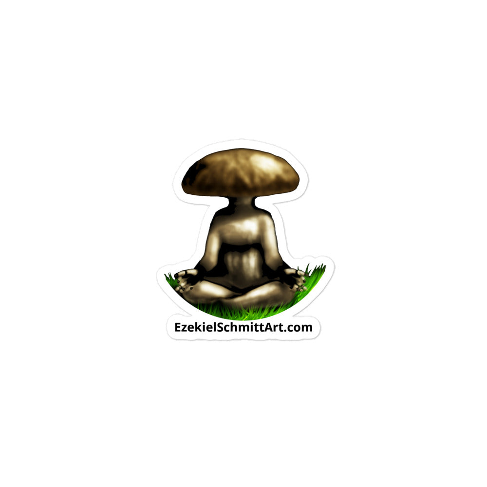 Mushroom Mediation Sticker