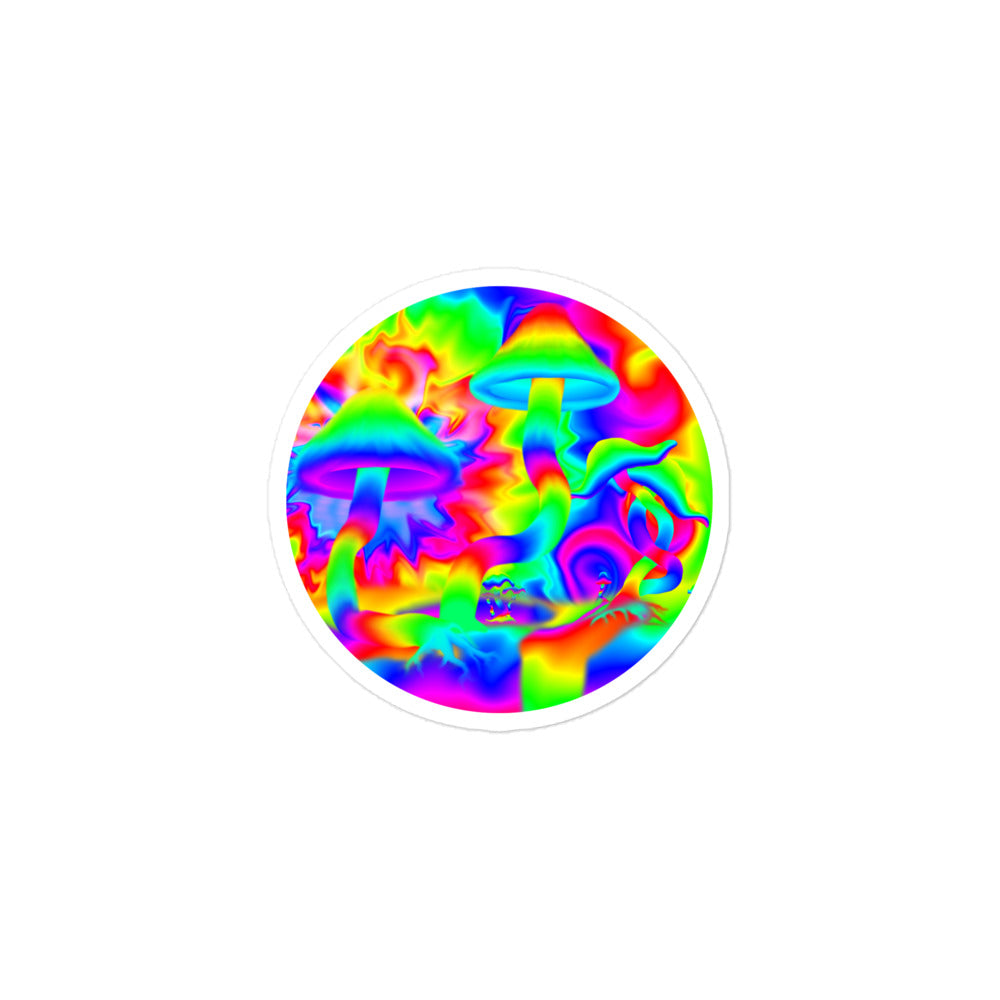 Rainbow Mushroom Sticker