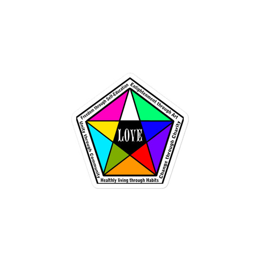The Five Principles Sticker