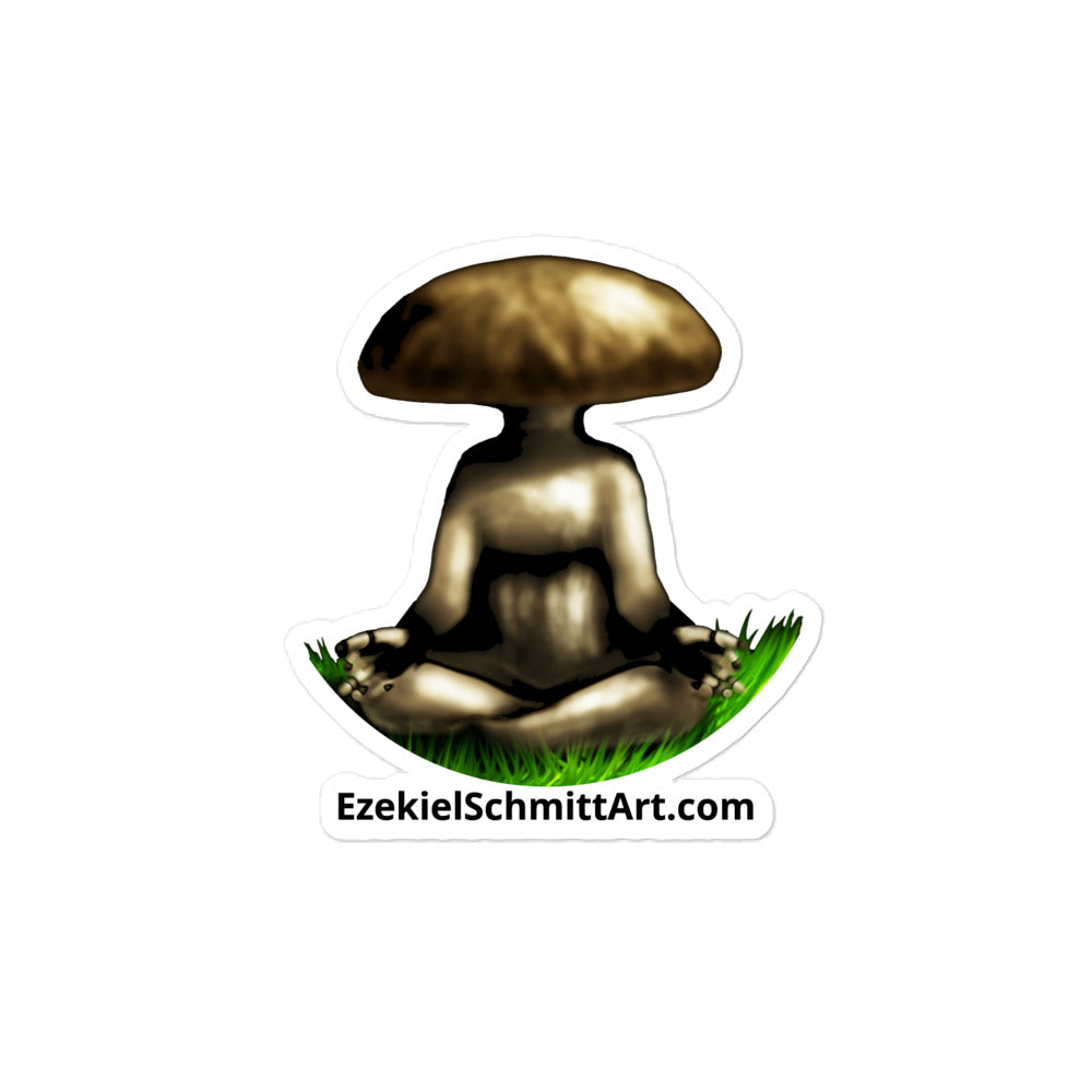 Mushroom Mediation Sticker