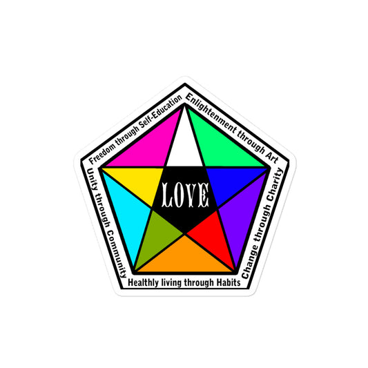 The Five Principles Sticker