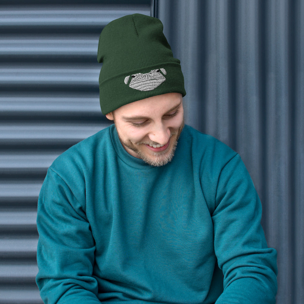 Frog of Wisdom Knit Beanie