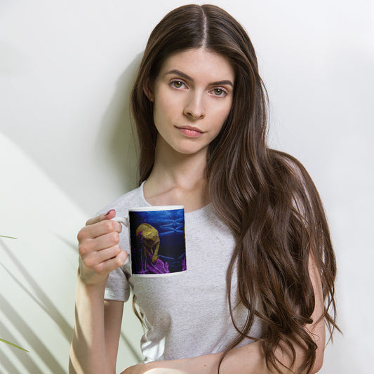 "Nature's Artist of Self Expression" White glossy mug