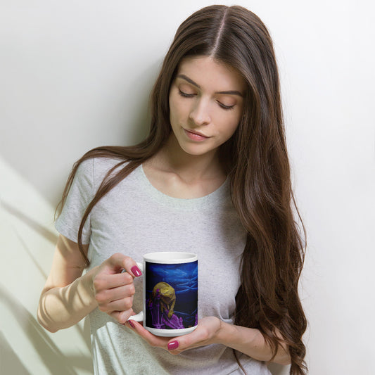 "Nature's Artist of Self Expression" White glossy mug